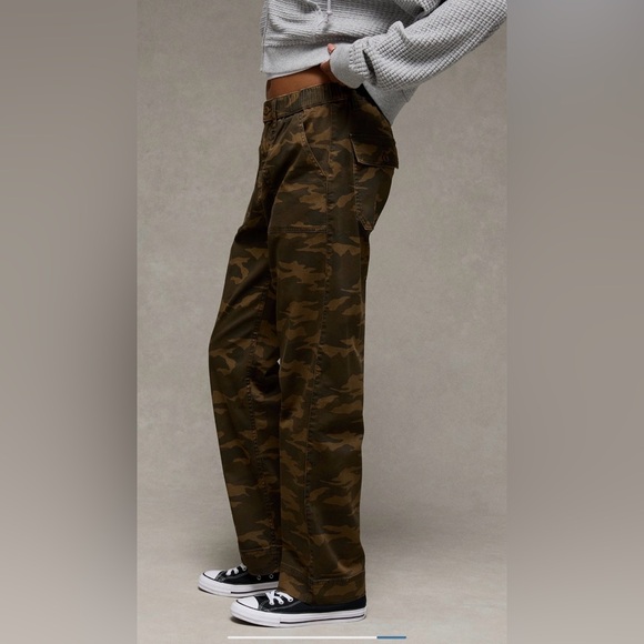 🎉AE Stretch Low Rise Baggy Utility Pant - W Large - Picture 7 of 13